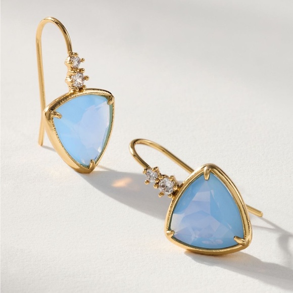 Anthropologie Jewelry - NWT Anthropologie faceted stone drop earrings
